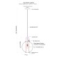 IQ8298 YEON 14" GLOBE PENDANT